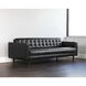 Donnie Coal Black Sofa